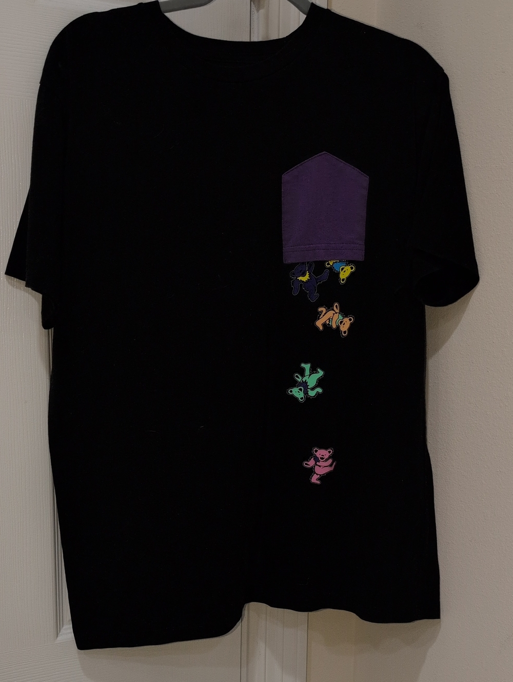 Grateful Dead Upside Down Pocket With Falling Bears